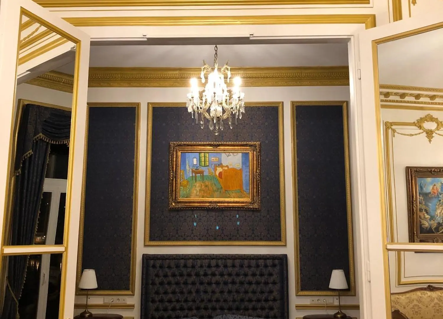 Baroque Danube Panorama Blue Apartment Budapest Hungary